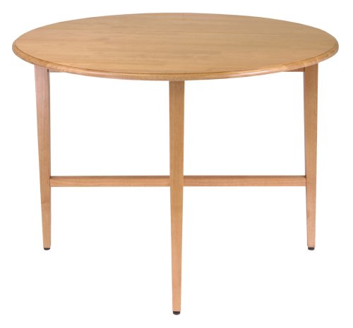 Winsome Wood 42-Inch Round Drop Leaf Table