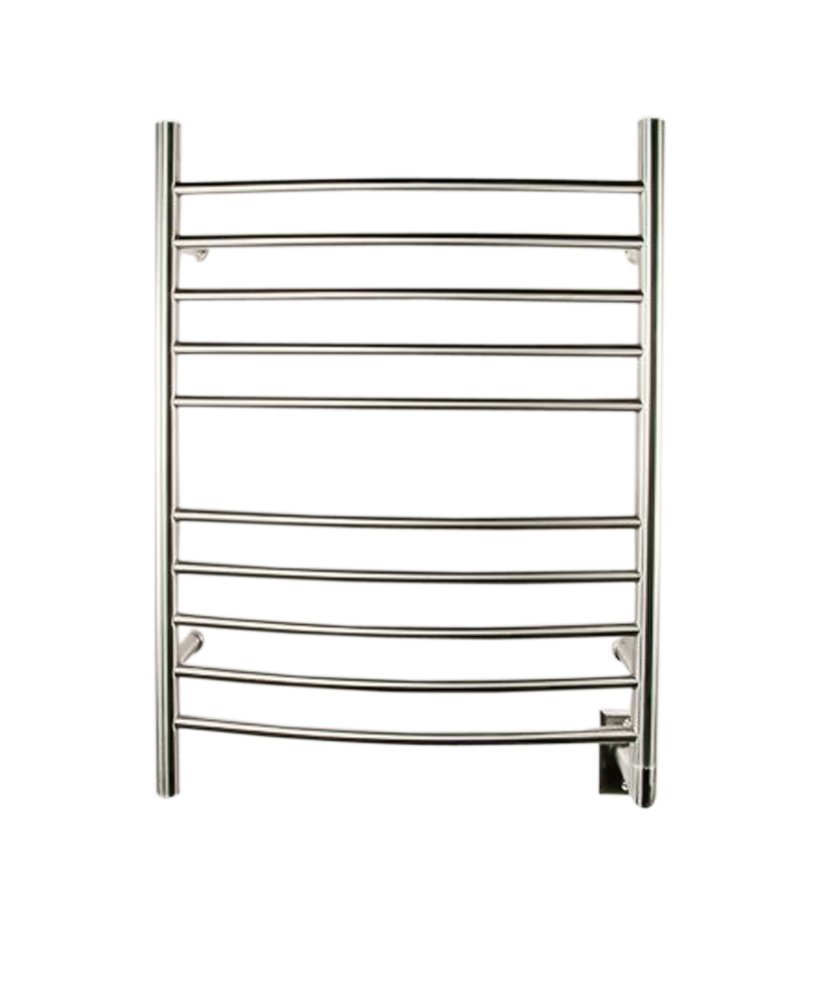Amba RWH-CB Radiant Hardwired Curved Towel Warmer, Brushed