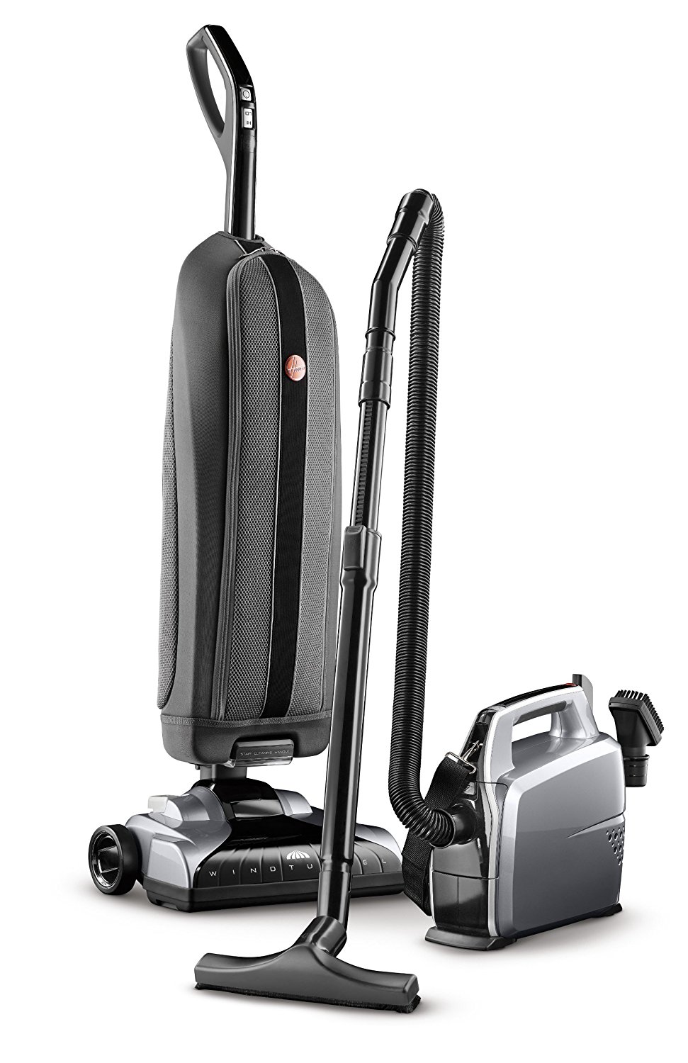 Hoover Platinum Collection Bagged Corded Upright Vacuum with Canister Vacuum Cleaner UH3001COM