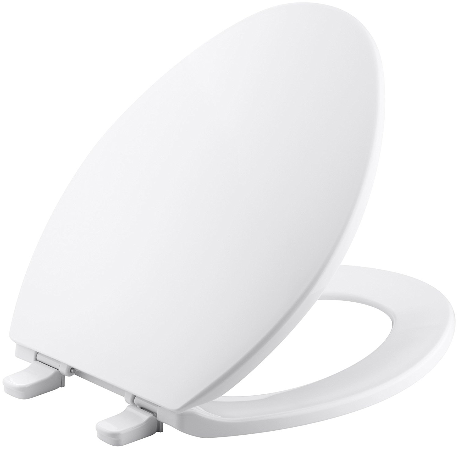 Kohler K-4774-0 Brevia with Quick-Release Hinges Elongated Toilet Seat, White
