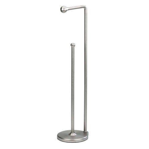 Umbra Teardrop Toilet Paper Stand with Reserve, Brushed Nickel