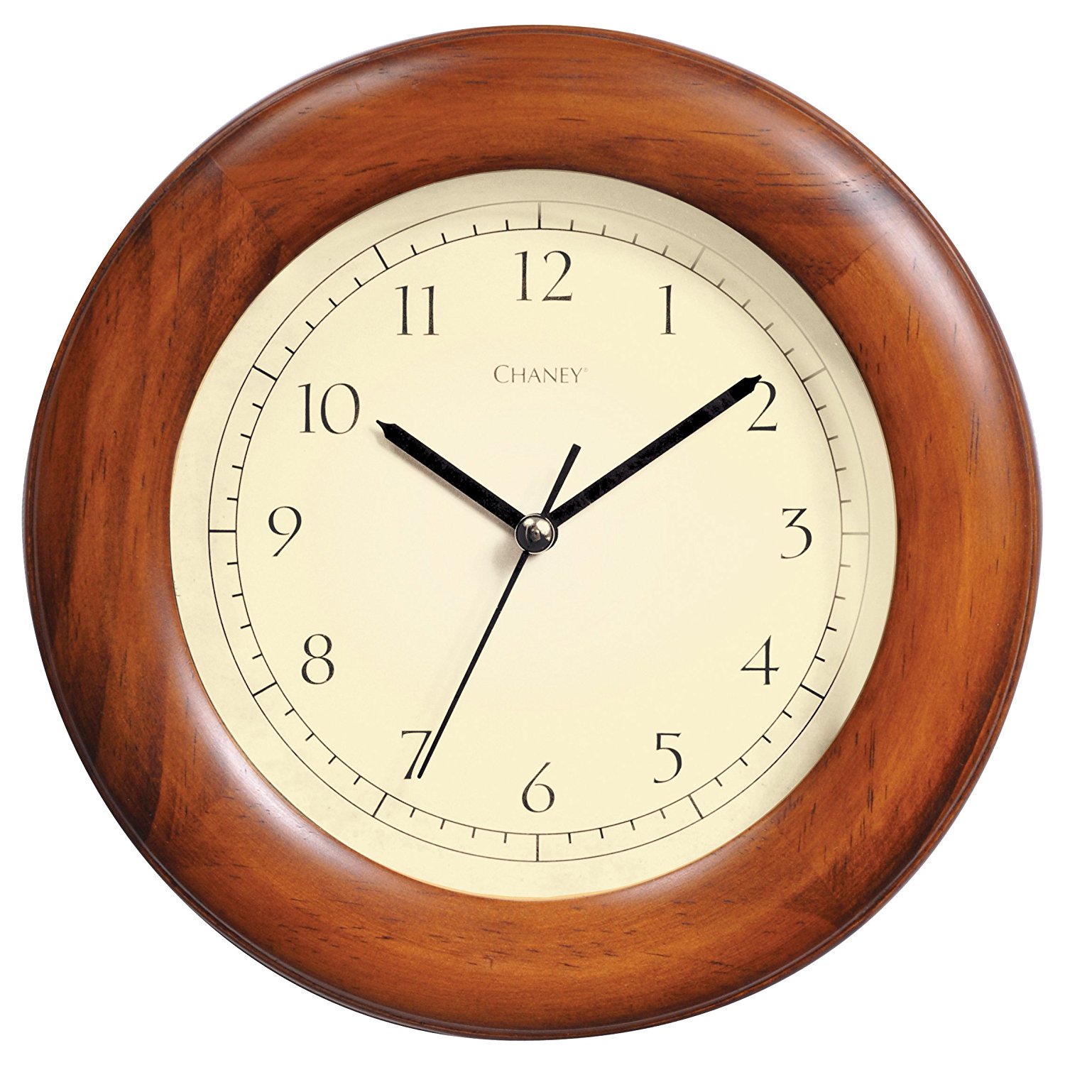 Chaney 75171 Poplar Wood Wall Clock, 8"