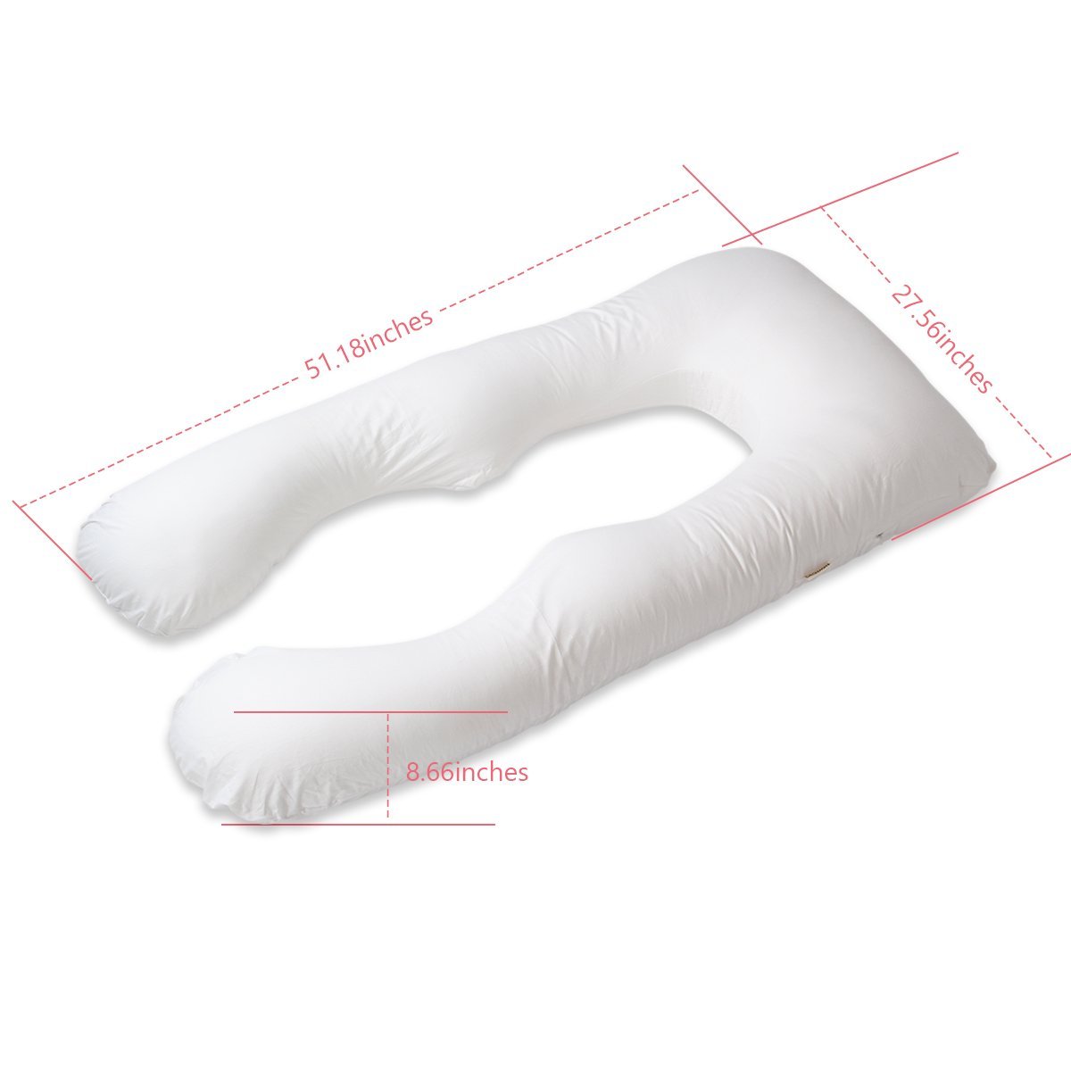 Pregnancy Pillow, iFanze U-shaped Pregnancy Cushion Total Body Support Maternity Pillows 130cm