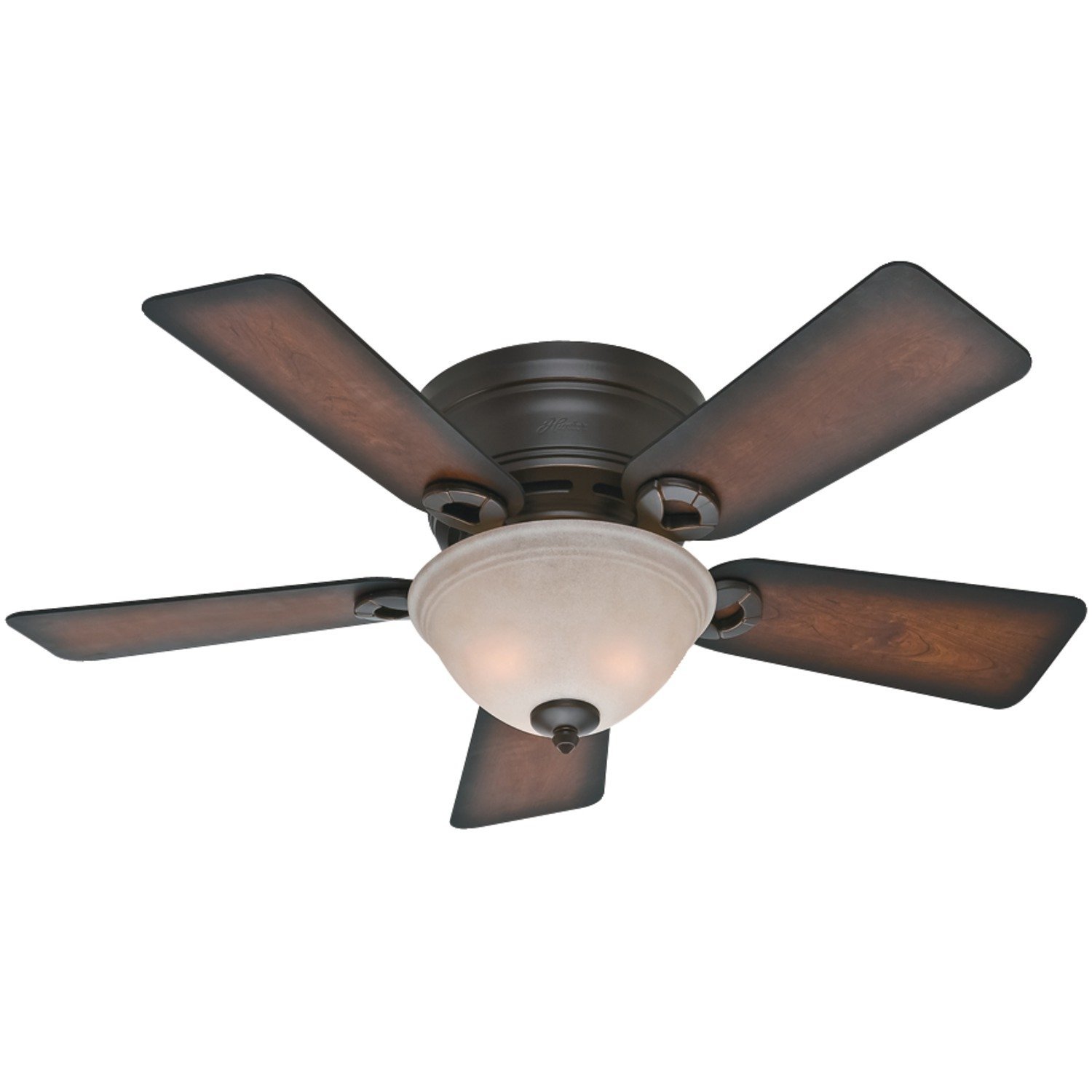 Hunter Fan Company 51023 Conroy 42-Inch Onyx Bengal Ceiling Fan with Five Burnished Mahogany Blades and a Light Kit