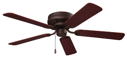 NuTone CFH52RB Hugger Series Energy Star Qualified Dual Blades Ceiling Fan, 52-Inch, Oil Rubbed Bronze