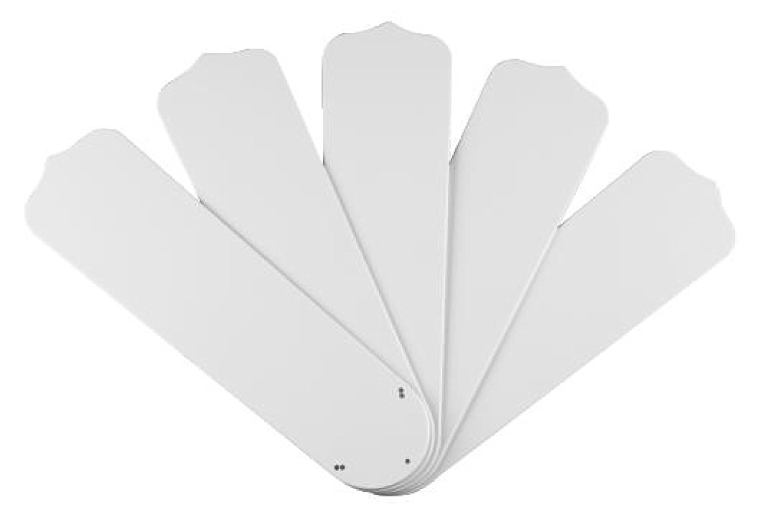 Wellington 7741400 52-Inch White Outdoor Replacement Fan Blades, Five-Pack