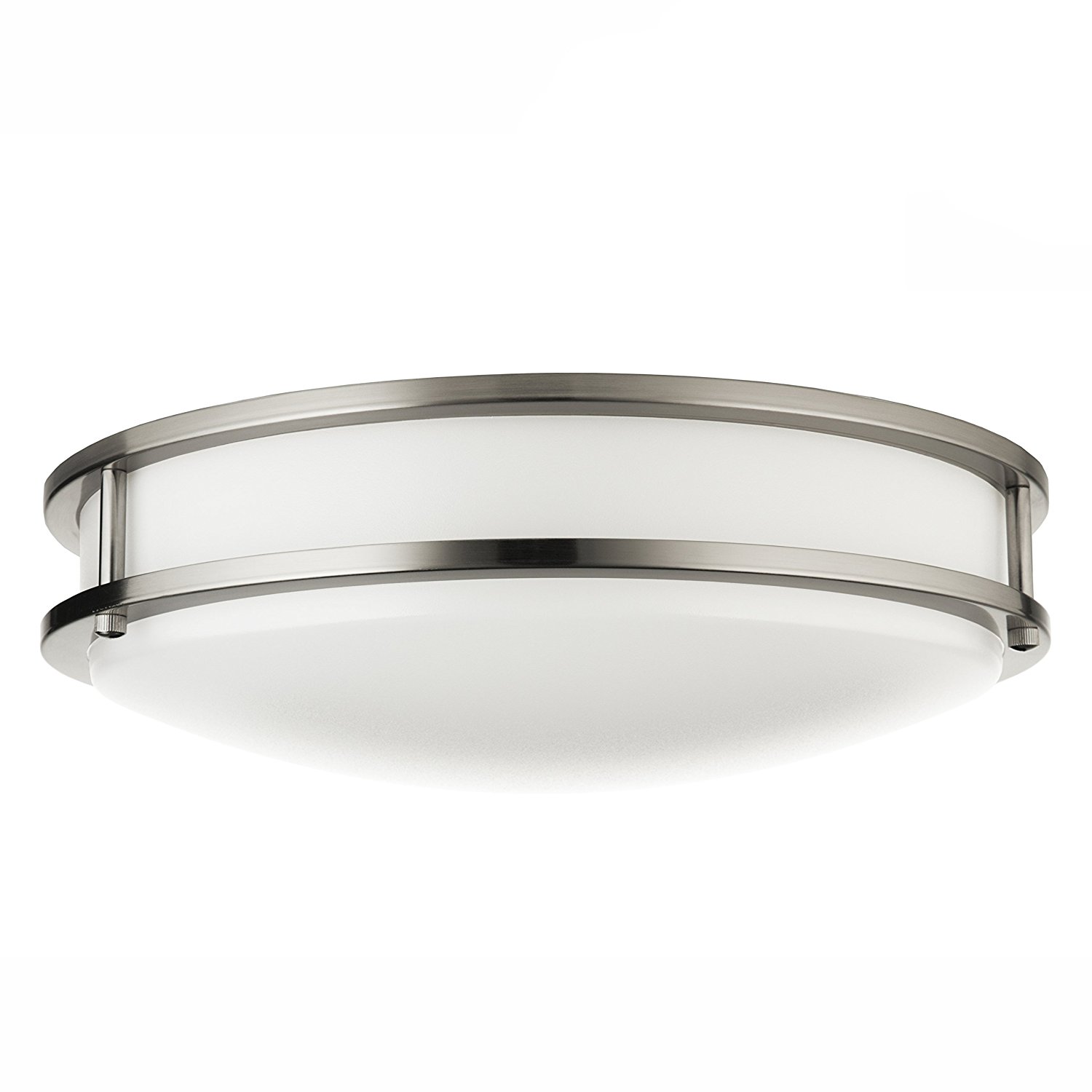 Hyperikon LED Flush Mount Ceiling Light, 14", 25W (100W equivalent), 1840lm, 4000K (Daylight Glow), 120° Beam Angle, 120V, UL and ENERGY STAR Listed, 14-Inch Flush Mount, Dimmable - (Pack of 4)