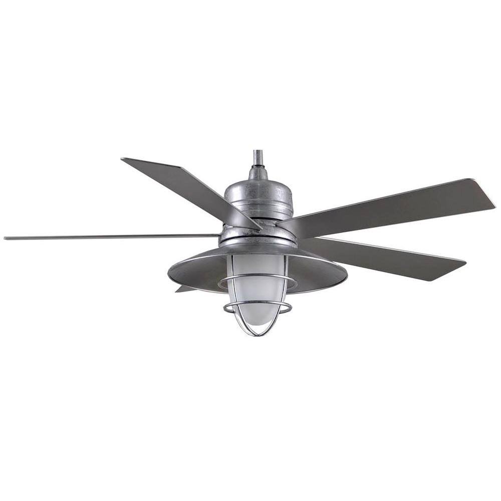 Grayton 54 in. Indoor/Outdoor Galvanized Ceiling Fan