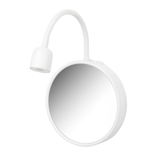 Ikea BLÅVIK LED wall lamp with mirror, battery operated