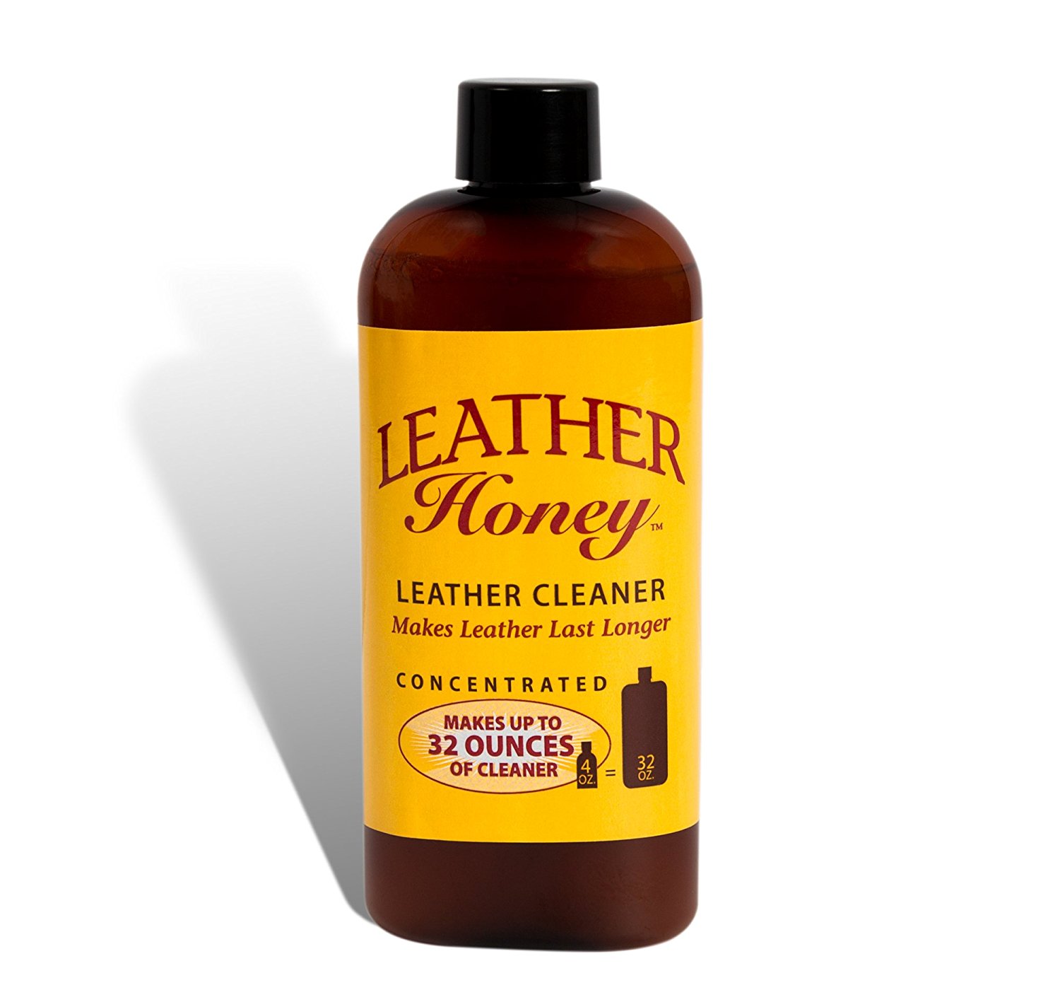 Leather Cleaner by Leather Honey: The Best Leather Cleaner for Vinyl and Leather Apparel, Furniture, Auto Interior, Shoes and Accessories. Concentrated Formula Makes 32 Ounces When Diluted!