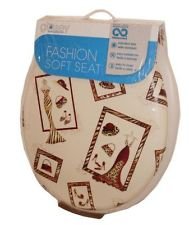 Ginsey Fashion Soft Toilet Seat (Tres Chic)