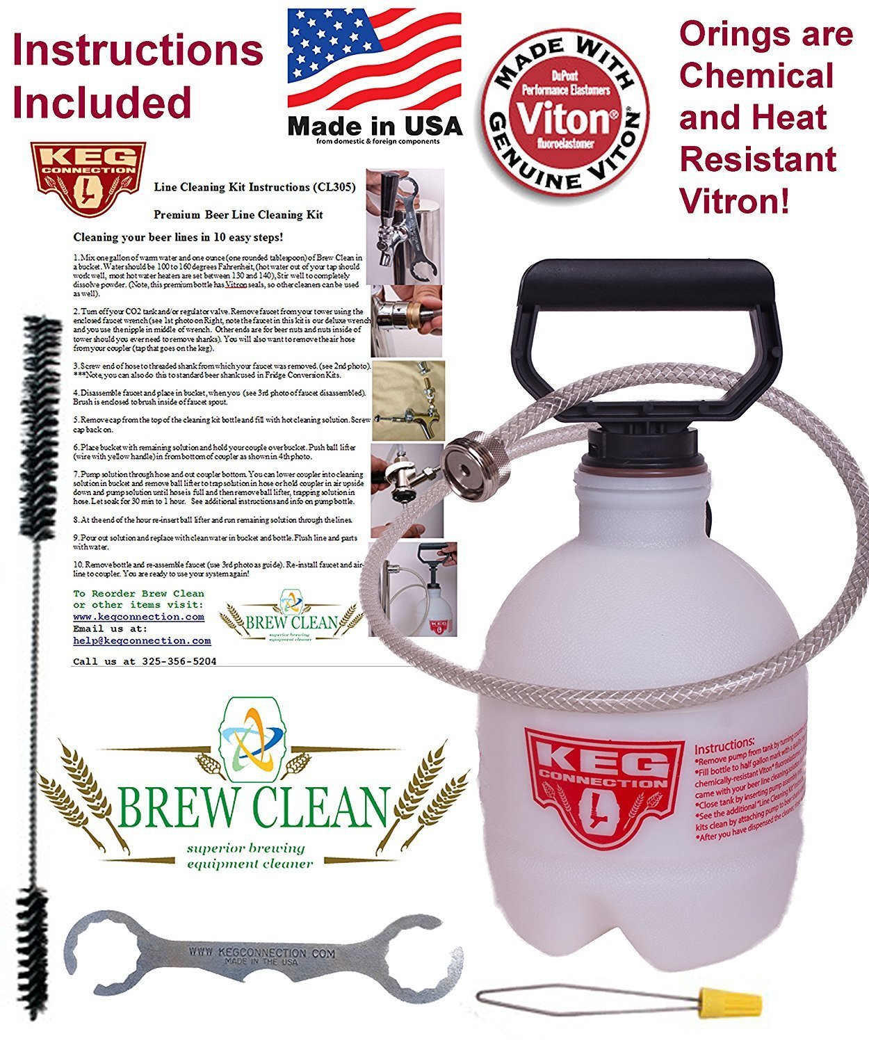 Premium Beer Line Cleaning Kit by Kegconnection