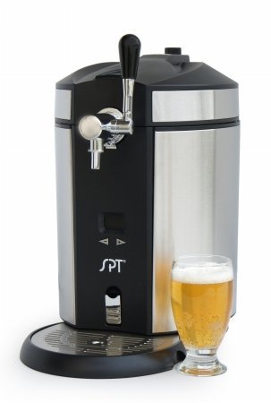 SPT BD-0538 Mini Kegerator & Dispenser, Stainless Steel