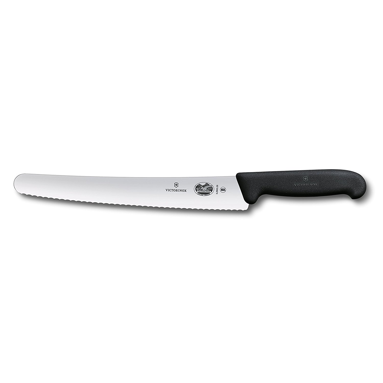 Victorinox 10.25 Inch Fibrox Pro Curved Bread Knife with Serrated Edge