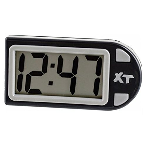Custom Accessories 25211 Black Plastic Digital Clock