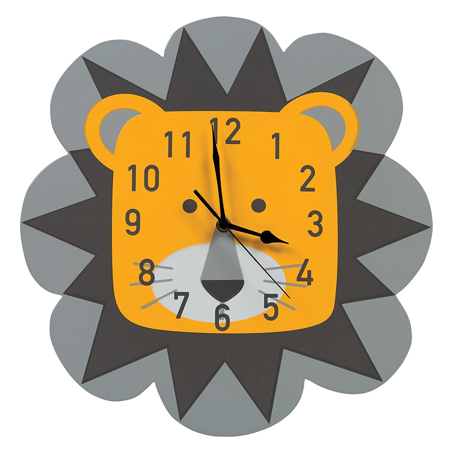 Trend Lab Lion Wall Clock, Yellow