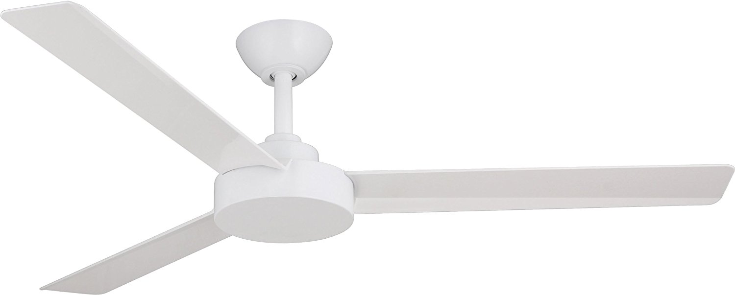 Minka-Aire F524-WHF, Roto White 52" Ceiling Fan with Wall Control (Flat White)