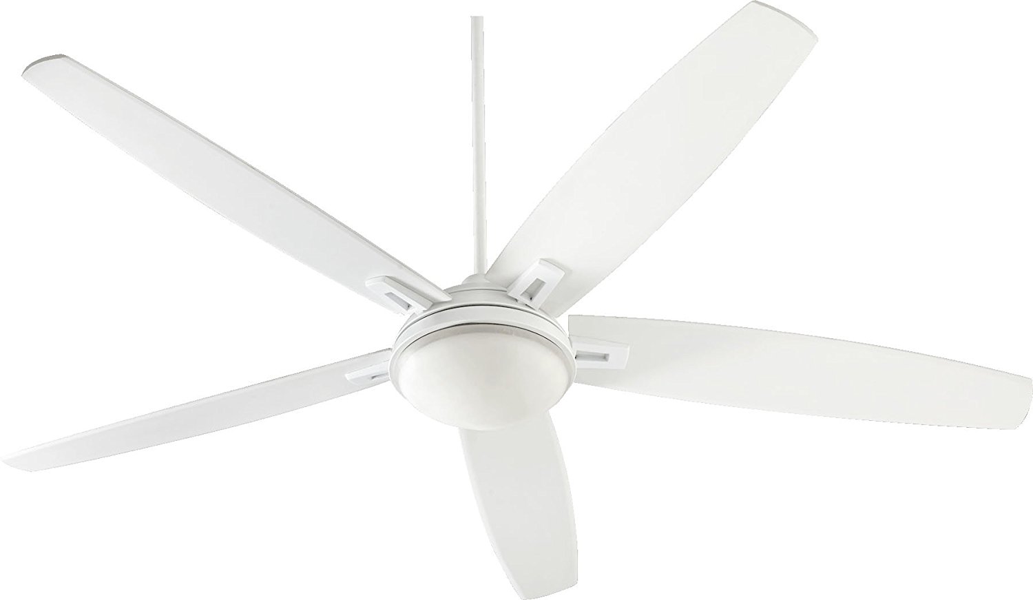 Quorum 81725-8, Vector Studio White 72" Ceiling Fan with Light & Wall Control