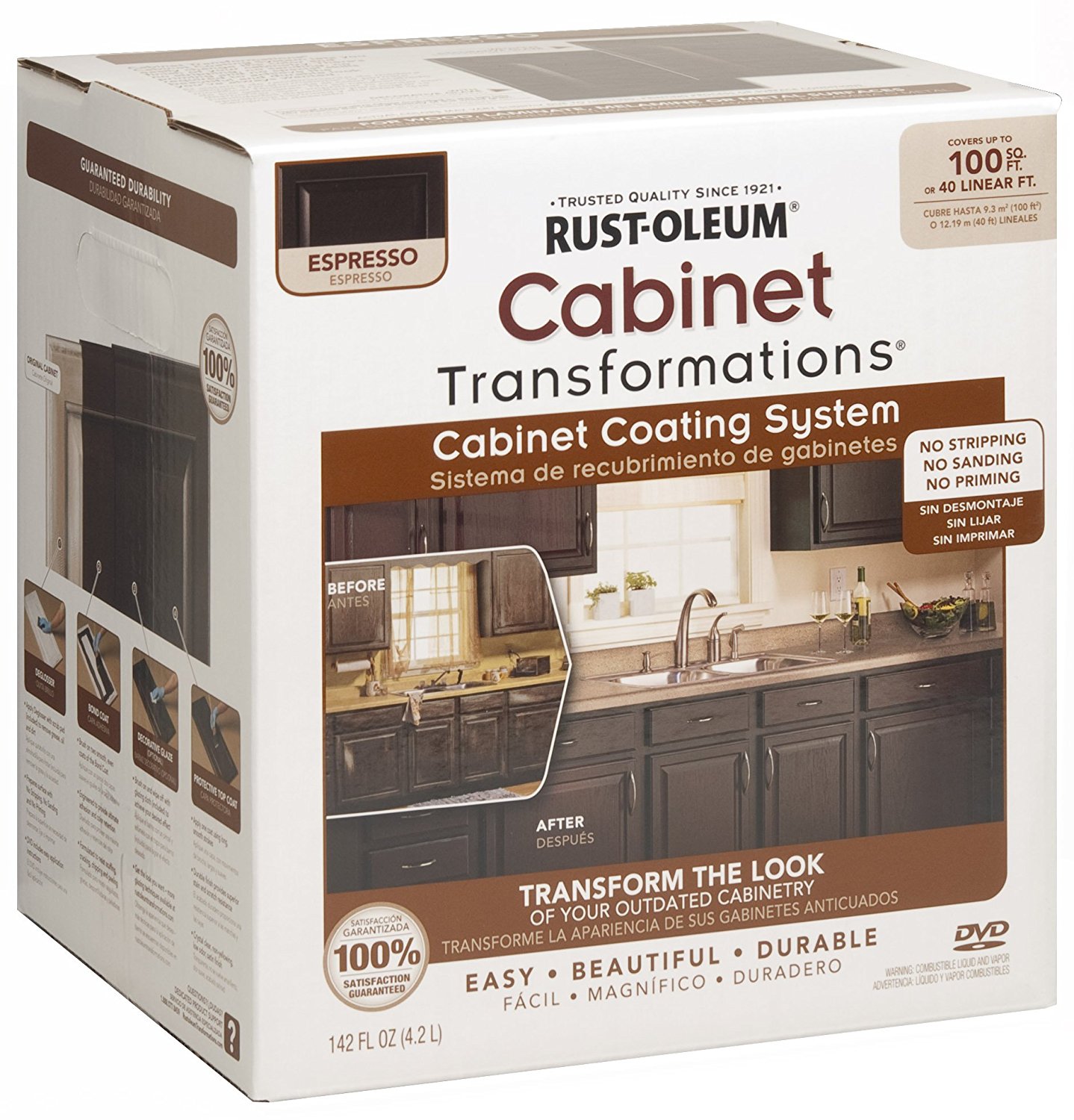 Rust-Oleum 263231 Cabinet Transformations, Small Kit, Espresso