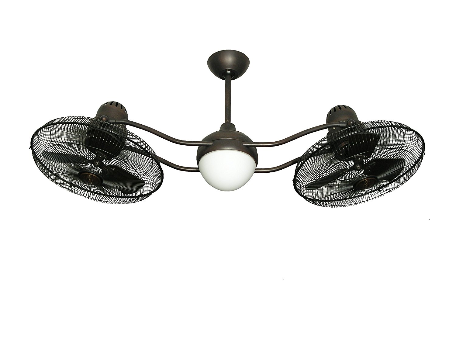 TroposAir Duet Oscillating Dual Ceiling Fan in Oil Rubbed Bronze