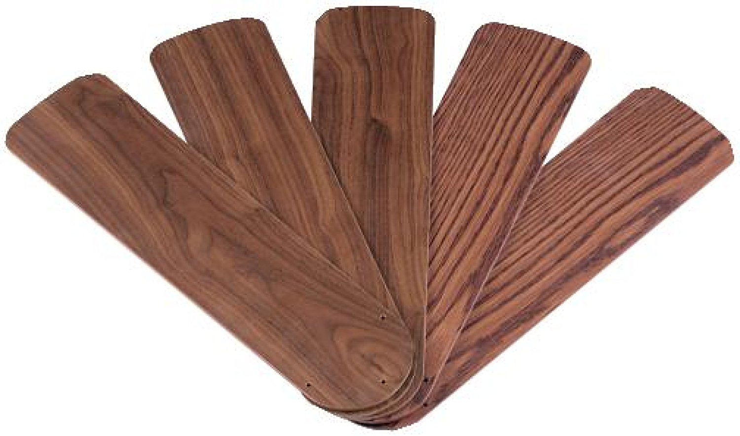 Westinghouse 7741500 52-Inch Oak/Walnut Replacement Fan Blades, Five-Pack