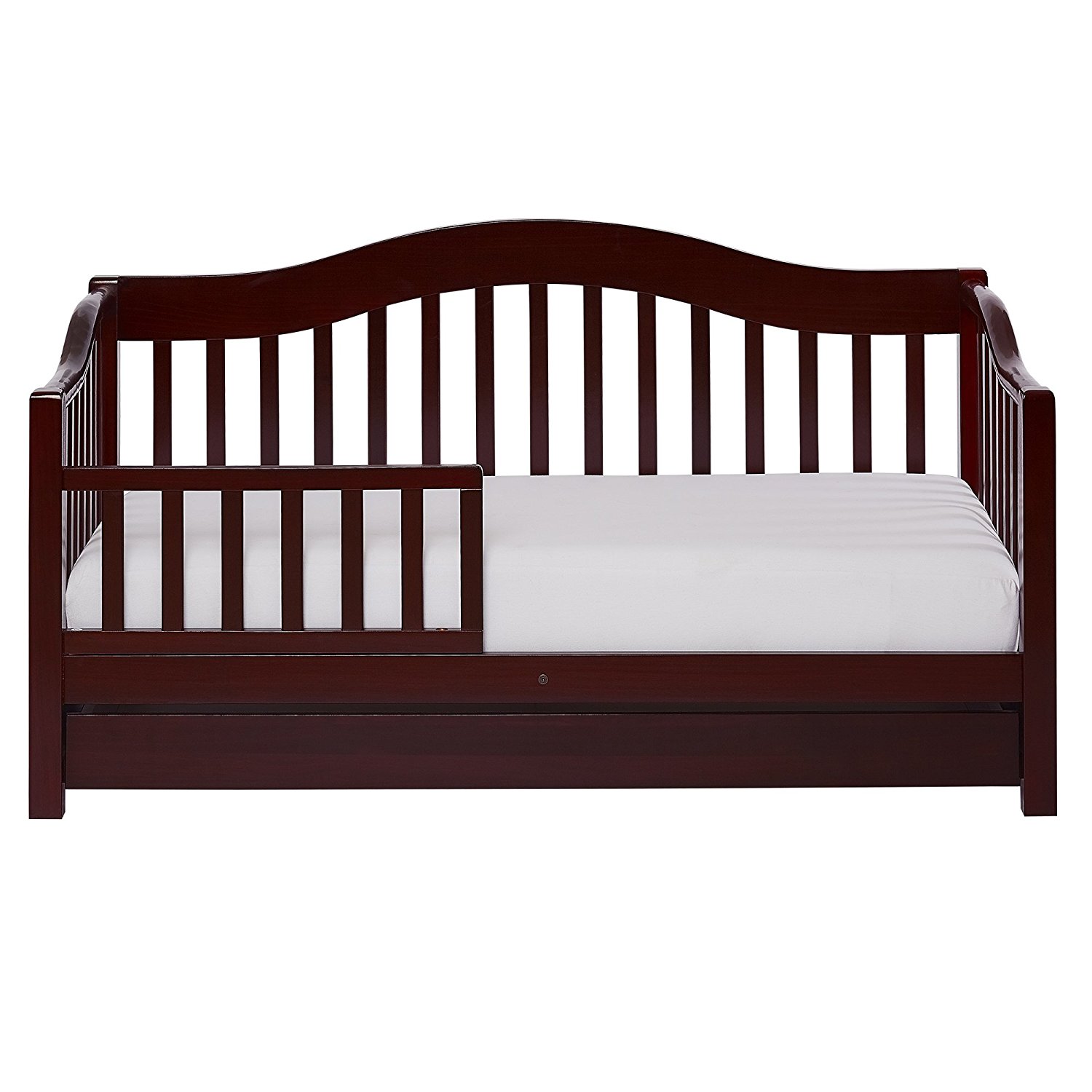 Dream On Me Toddler Day Bed with Storage Drawer, Cherry