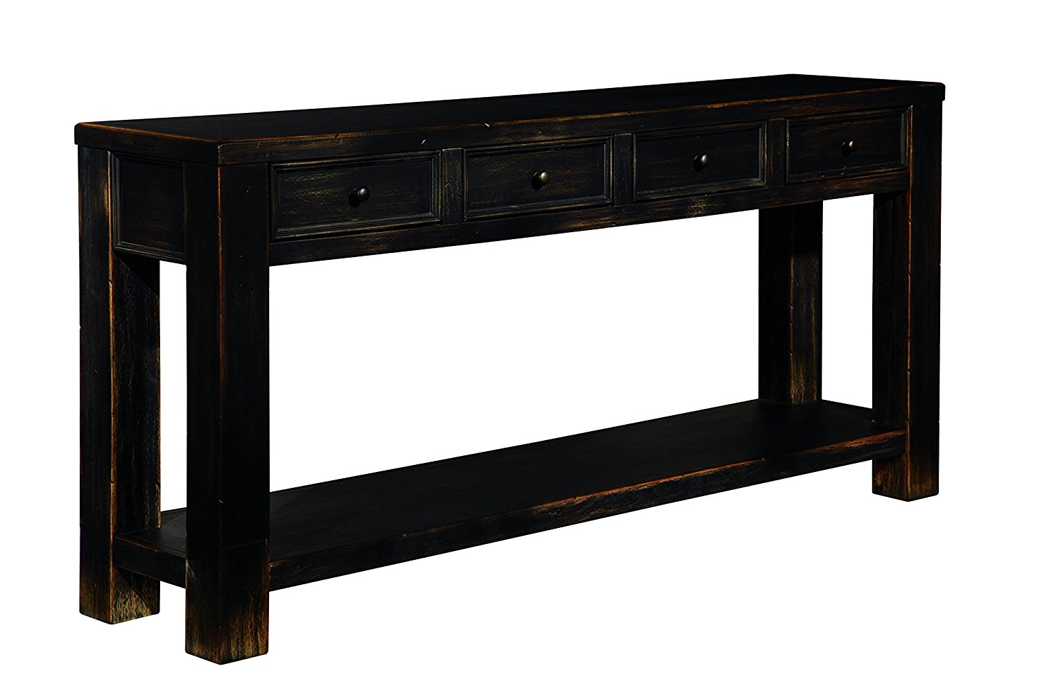 Ashley Furniture Signature Design - Gavelston Sofa Table - Rectangular - Black