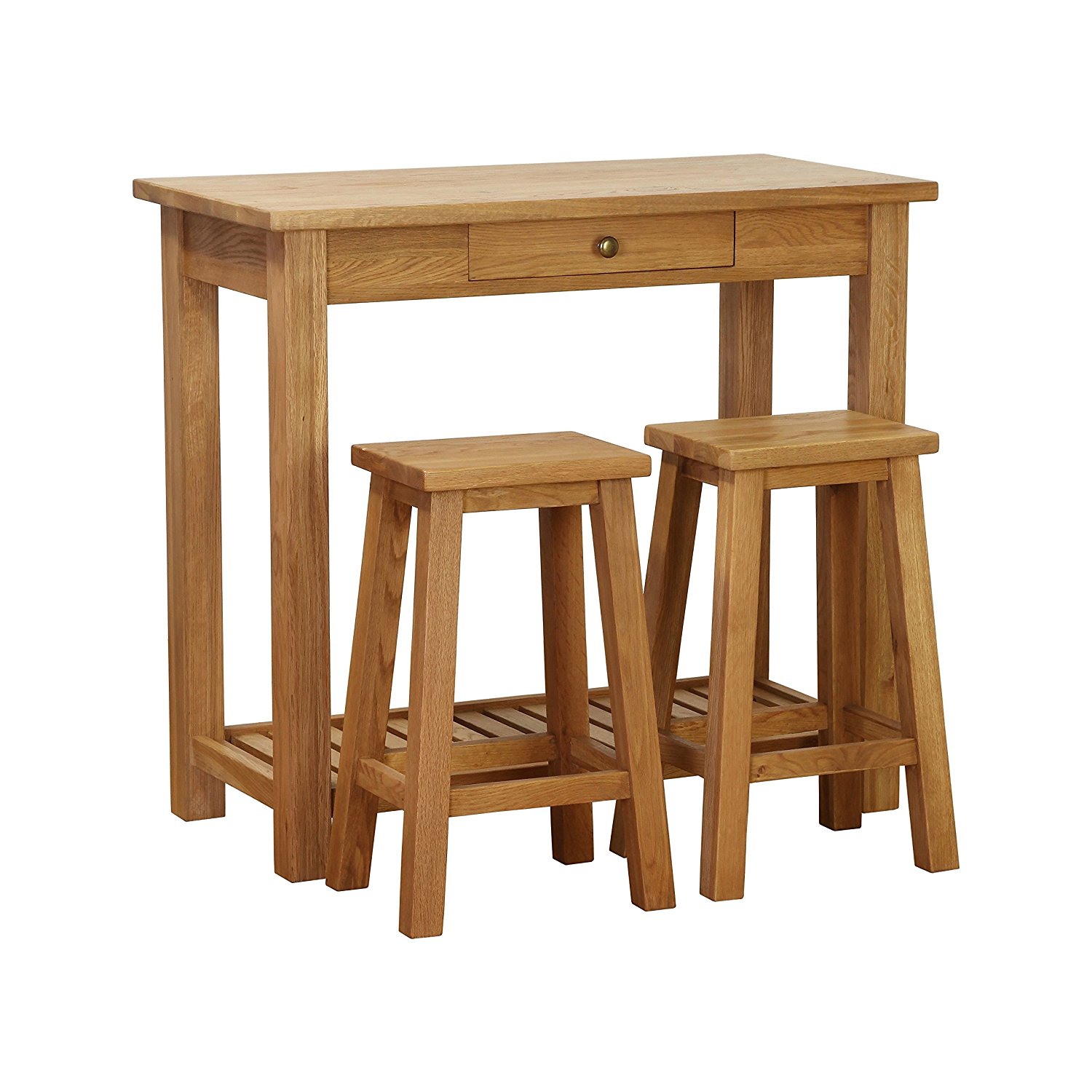 Besp-oak Vancouver Breakfast Table with Two (2) Stools