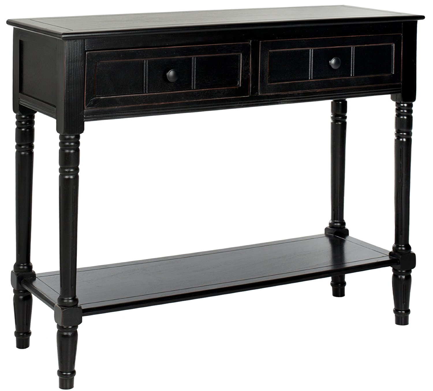 Safavieh American Home Collection Console Table, Distressed Black